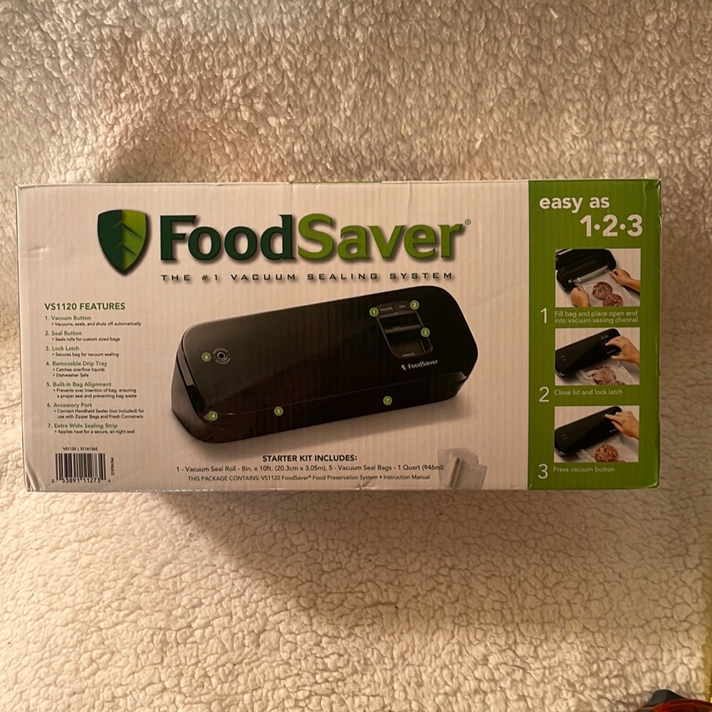 New and never used Food 🥘 saver starter kit